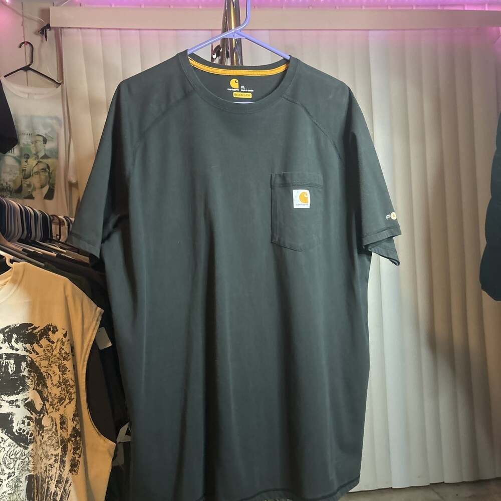 Carhartt Force Relaxed Fit black Pocket Tee, XL — Men's Size XL